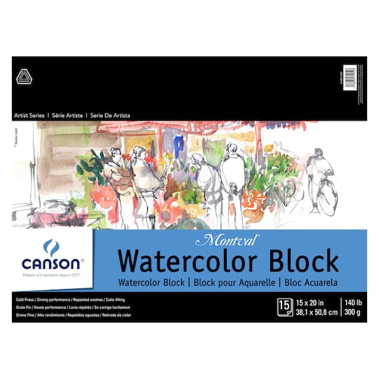 Canson&#xAE; Montval&#xAE; Artist Series Watercolor Block